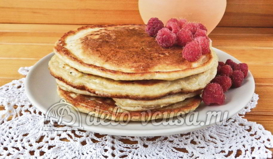 Рецепт овсяные оладьи с бананом