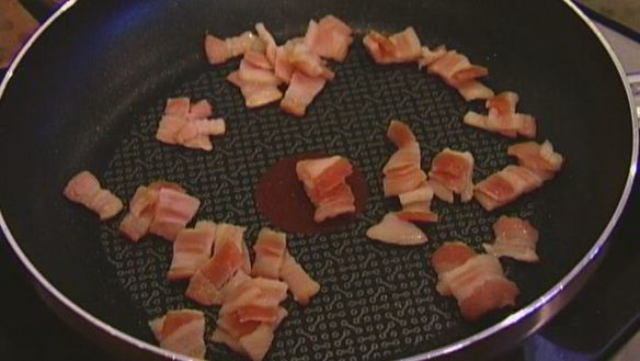 ШАГ 7. овсяные оладьи с картофелем, сыром и беконом