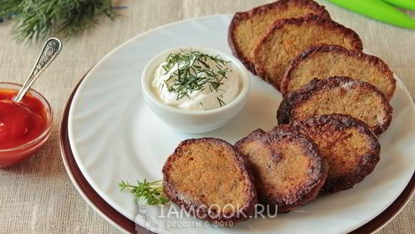 ШАГ 11. печеночные оладьи из говяжьей печени с морковью