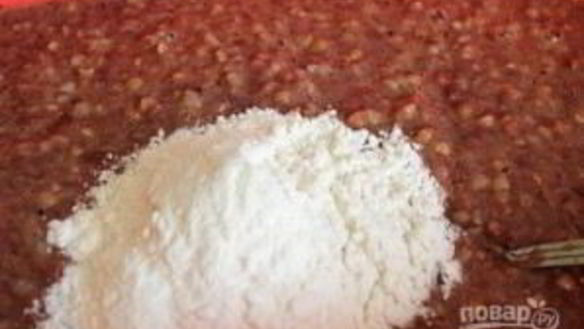 ШАГ 4. печеночные оладьи с гречкой