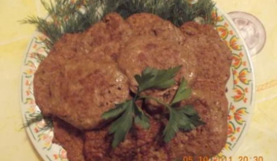 Рецепт печеночные оладьи с грибами