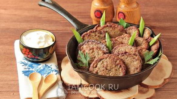 ШАГ 9. печеночные оладьи с манкой