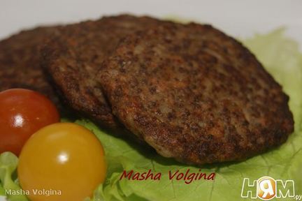 Печеночные оладьи с рисом