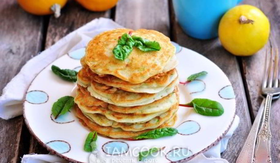 Рецепт постные оладьи из кабачков