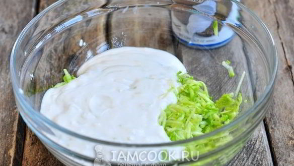 ШАГ 4. постные оладьи из кабачков