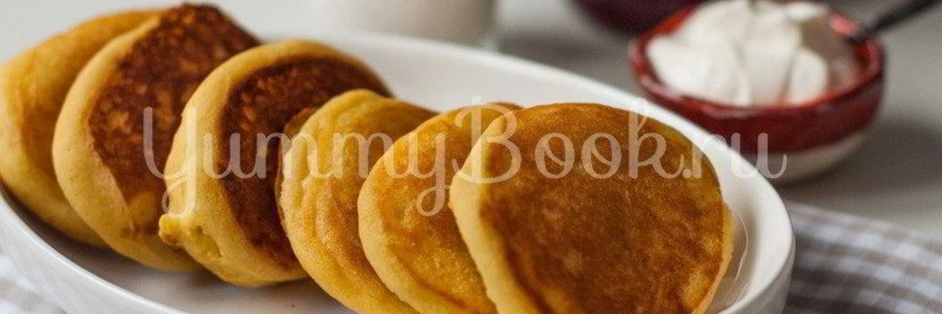 Пышные оладьи без яиц