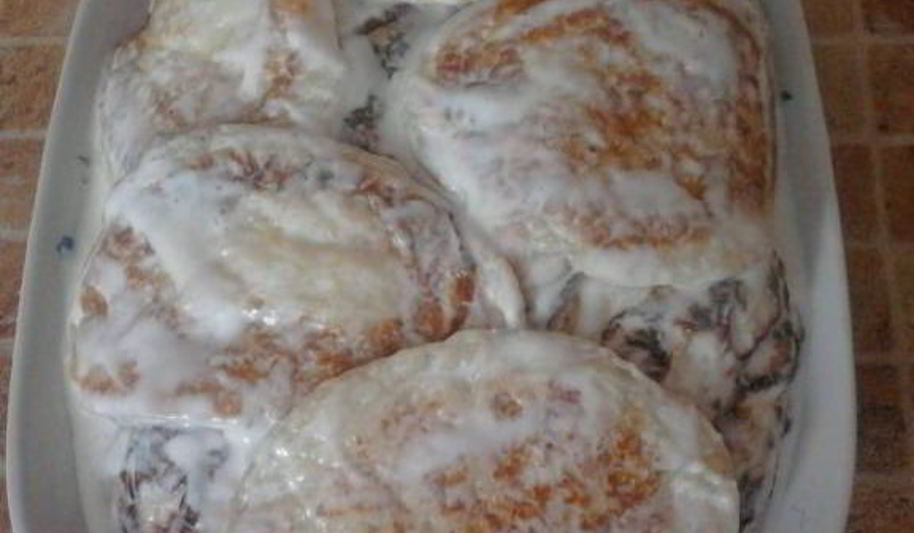 Рецепт пышные оладьи на кислом молоке