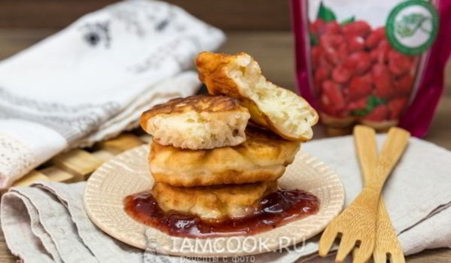 Рецепт пышные оладьи на теплом кефире