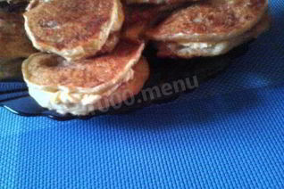 Слоеные оладушки из кабачков