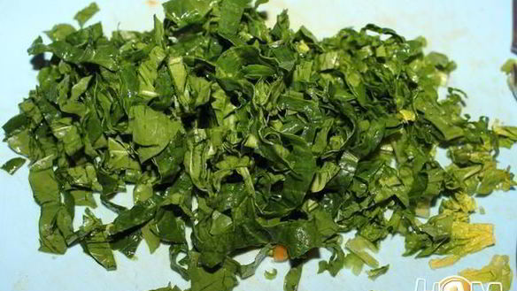 ШАГ 2. тыквенные оладьи со шпинатом и зеленью