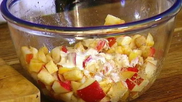 ШАГ 2. яблочно-грушевые оладьи