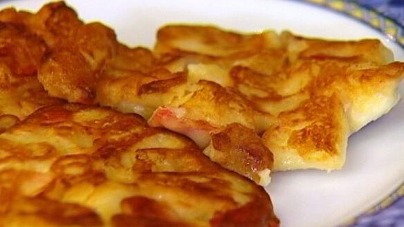 ШАГ 4. яблочно-грушевые оладьи