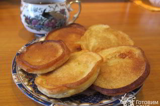 Яблочные оладушки