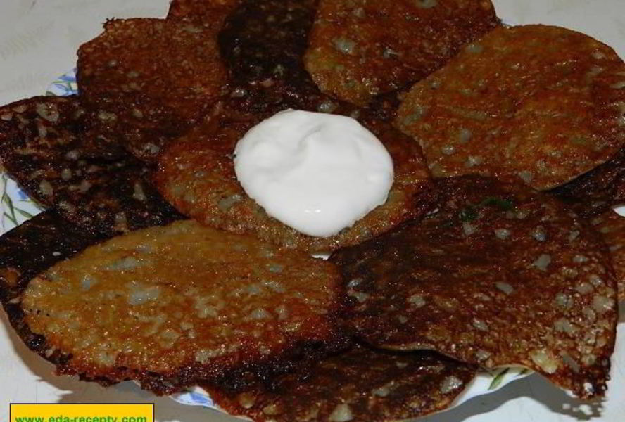 Заварные картофельные оладьи