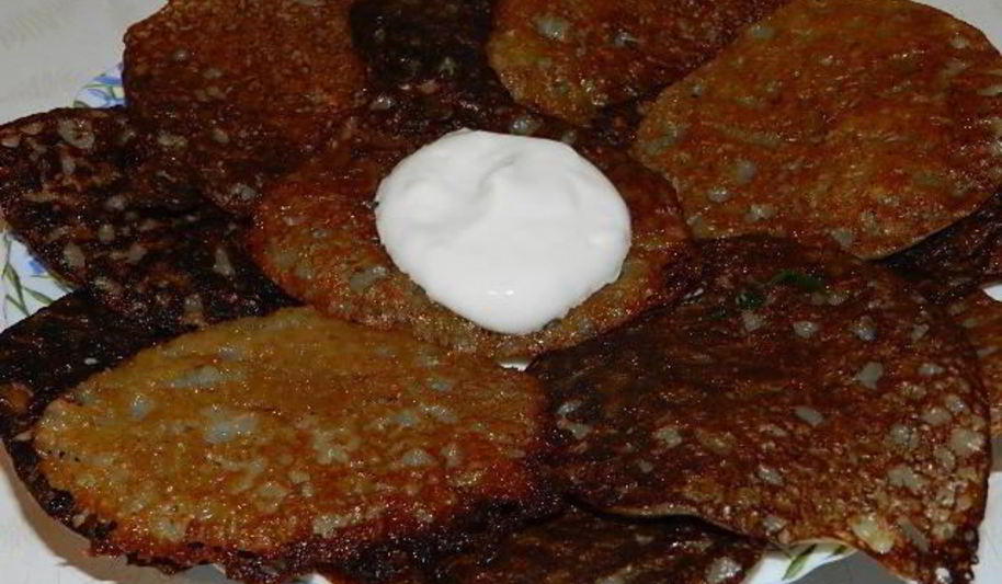 Рецепт заварные картофельные оладьи