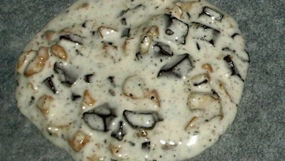 ШАГ 6. белковое печенье с орехами и шоколадом