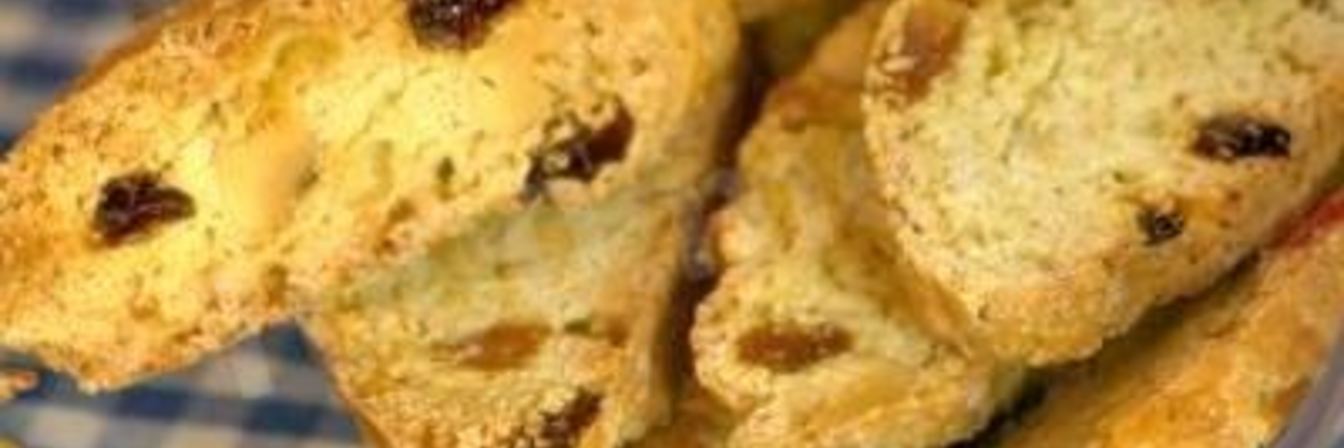 Бискотти печенье с миндалем и цукатами