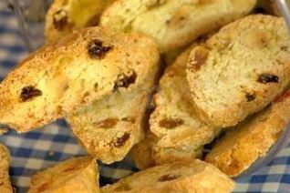 Бискотти печенье с миндалем и цукатами