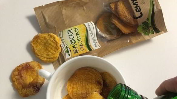 ШАГ 4. дважды малиновое печенье с персиком