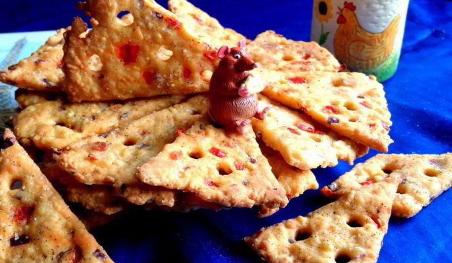 Рецепт французские крекеры с моими добавками