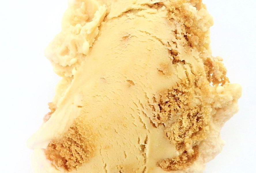 Карамельное мороженое с печеньем Biscoff