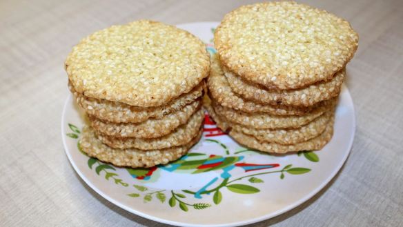 ШАГ 16. хрустящее песочное печенье с кунжутом