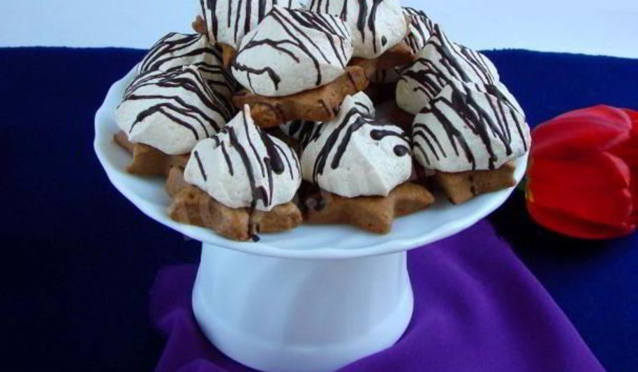 Рецепт классическое шоколадное печенье с безе