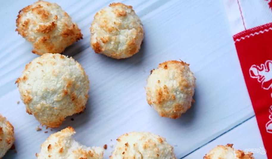 Рецепт кокосовое пп-печенье за 15 минут