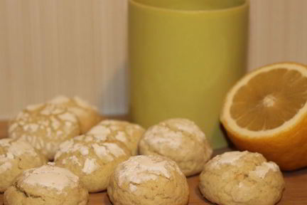 Лимонное печенье