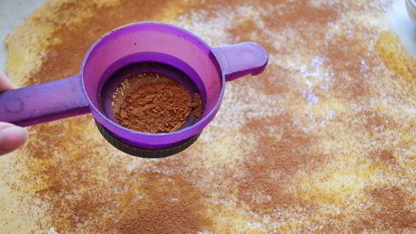 ШАГ 3. медовое печенье с прослойкой из меда, какао и корицы