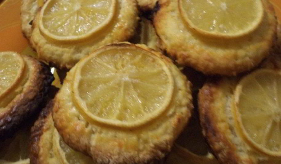 Рецепт миндальное печенье с лимонными дольками