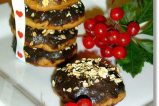 Мягкое печенье с бананом и творогом