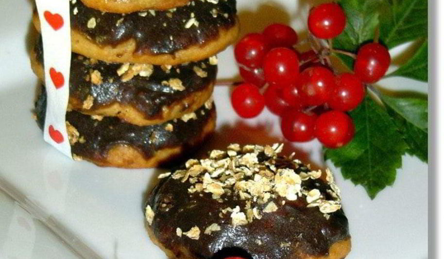 Рецепт мягкое печенье с бананом и творогом