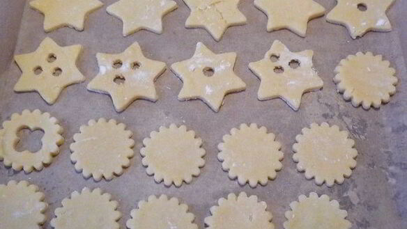 ШАГ 2. новогоднее печенье с начинкой