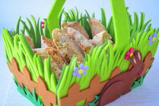 Ореховые бискотти с мандариновой цедрой