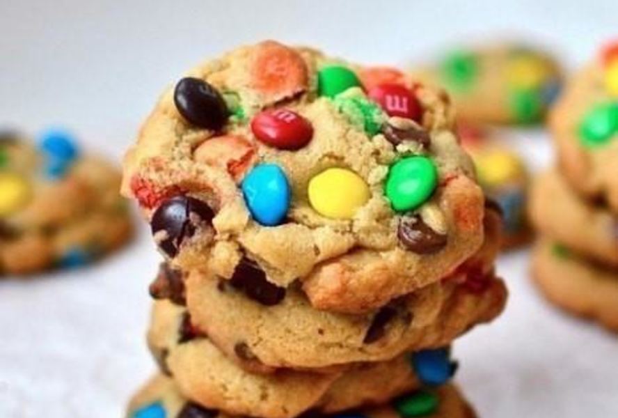 Овсяное печенье с M&Ms