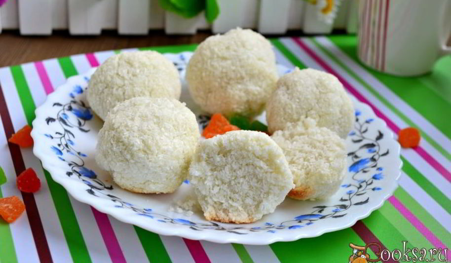 Рецепт печенье из кокосовой стружки в мультиварке