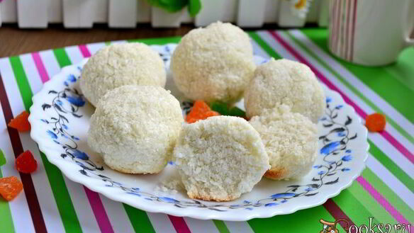 ШАГ 5. печенье из кокосовой стружки в мультиварке