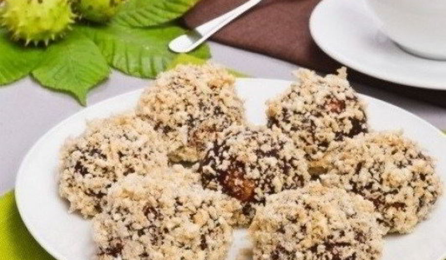 Рецепт печенье каштаны