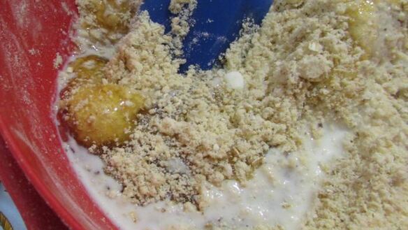 ШАГ 7. печенье-крекер с медом и грецкими орехами