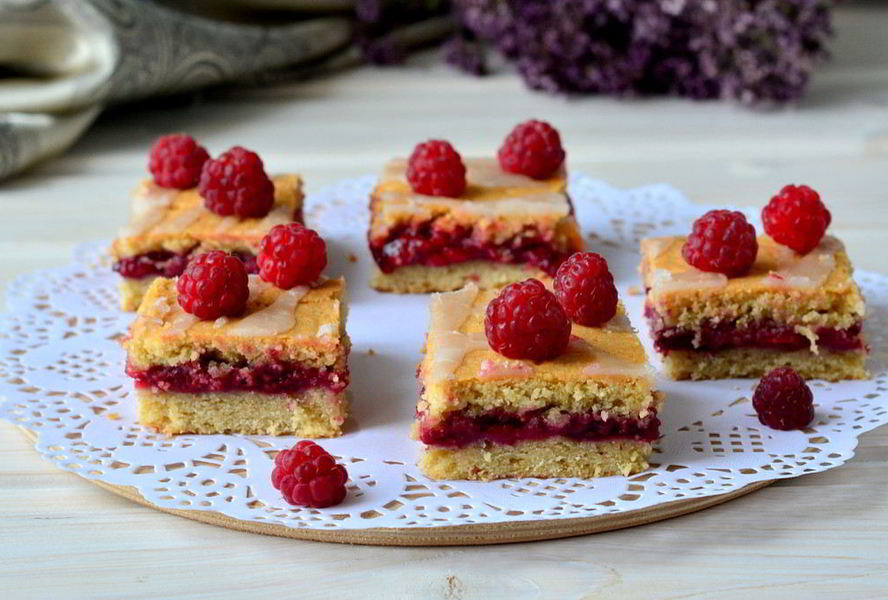 Печенье малиновое