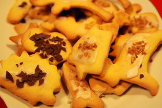 Печенье на елку к Новому году