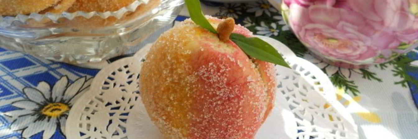 Печенье Персики со сгущенным молоком