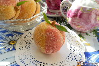 Печенье Персики со сгущенным молоком