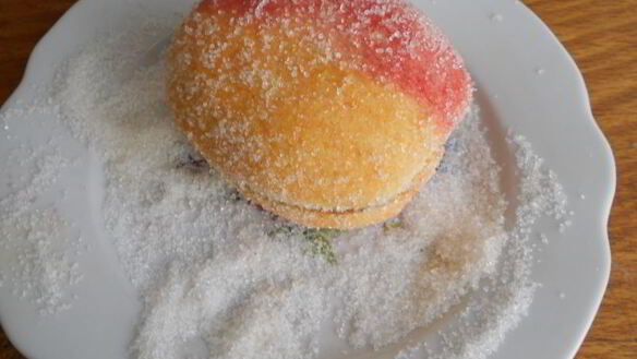 ШАГ 9. печенье персики со сгущенным молоком