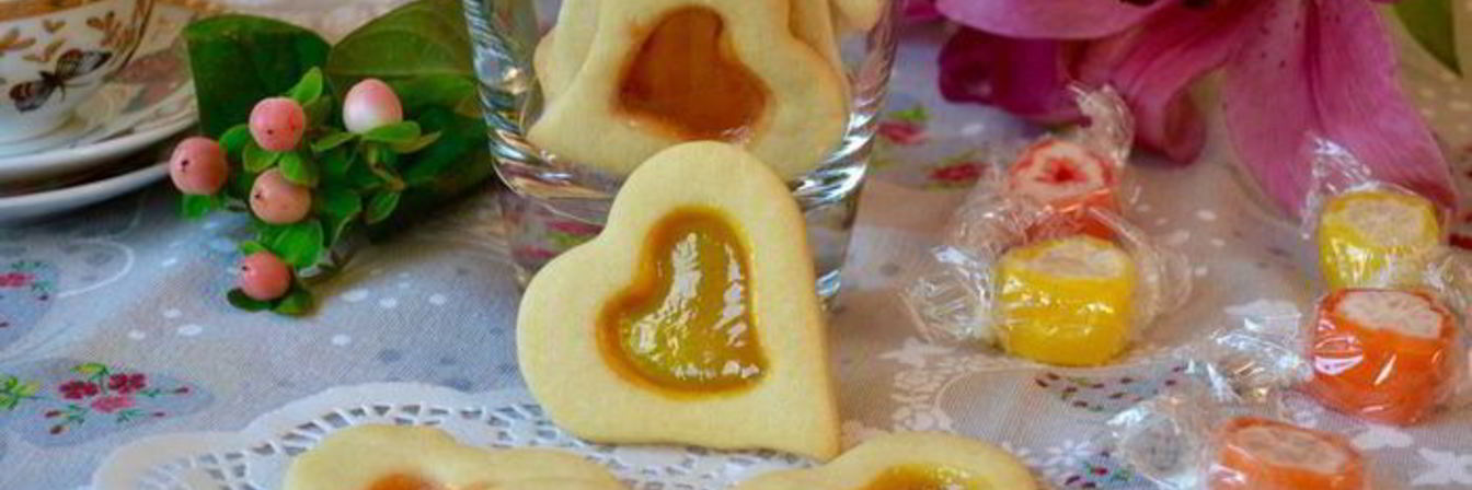 Печенье с леденцами