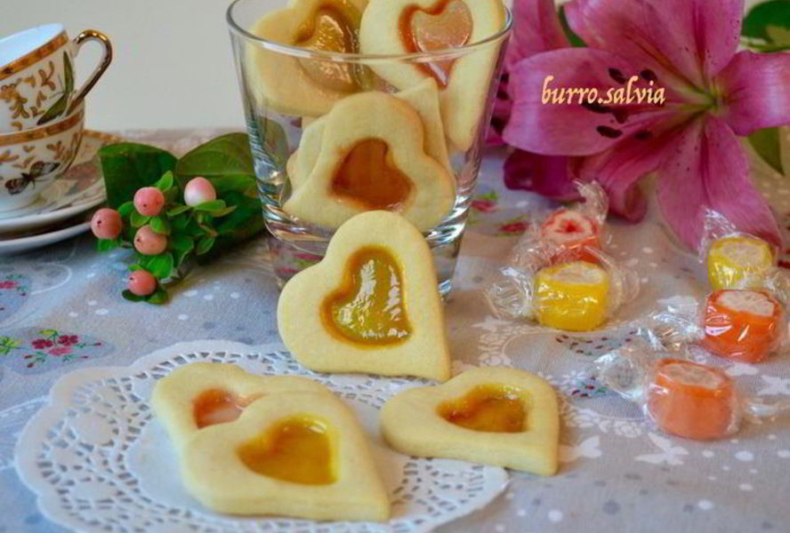 Печенье с леденцами