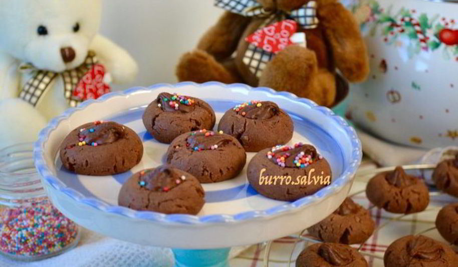 Рецепт печенье с шоколадно-ореховой пастой