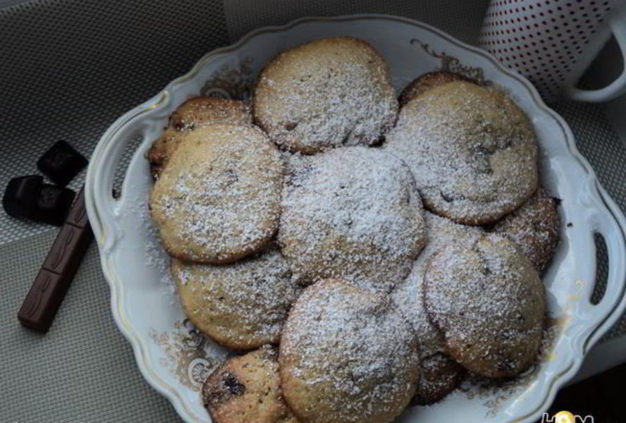 Печенье с шоколадом