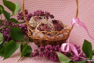 Песочное печенье со смородиной